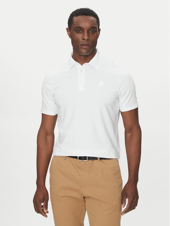 KARL LAGERFELD KARL LAGERFELD Polokošile 745750 500221 Bílá Regular Fit
