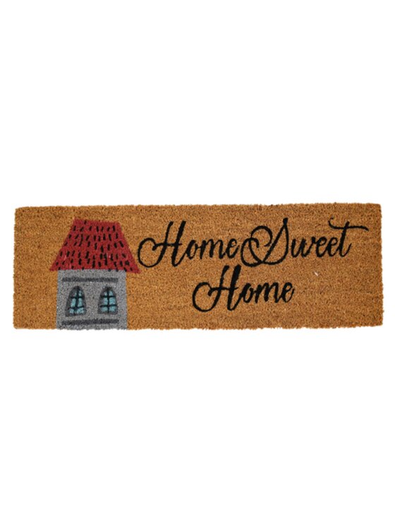 MIAhome MIAhome Wycieraczka wejściowa kokos Sweet Home 75x25 cm Brązowy
