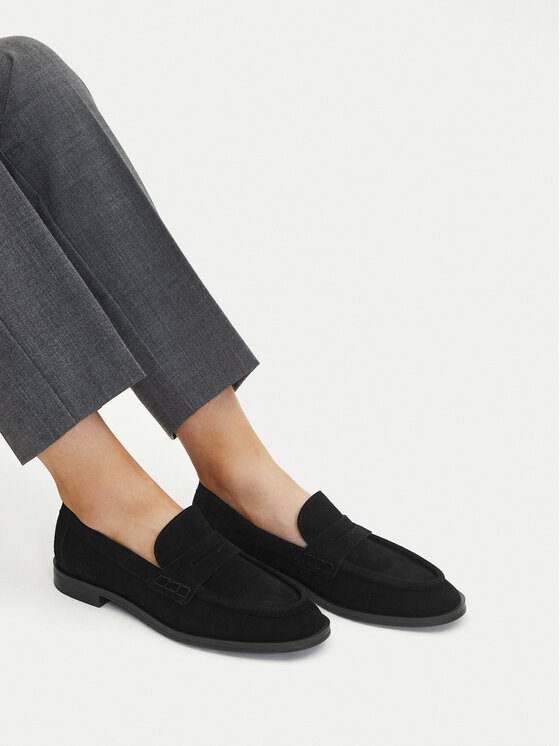 GINO ROSSI Gino Rossi Loaferke EO-MANU-2550LM Črna