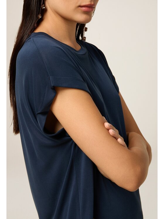 Oltre Oltre T-shirt G305J004203N034 Blu Regular Fit