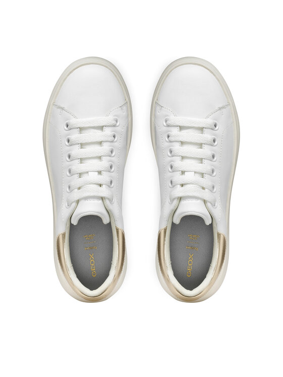 Geox Geox Sneakersy D Spherica Ec4.1 D45TCD 085BN C1327 Biały