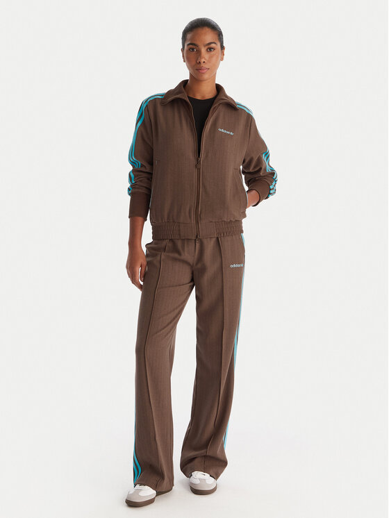 adidas adidas Bluza JX5311 Brązowy Regular Fit