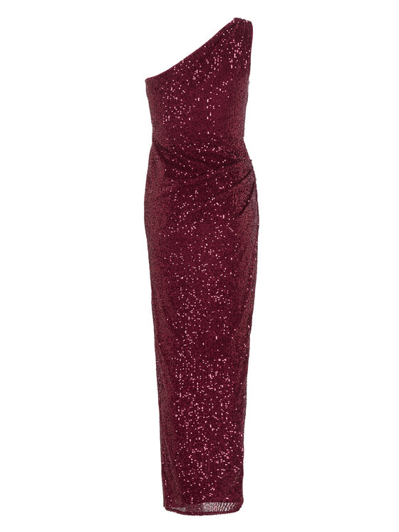 Swing Swing Večernja haljina 5AI09800 Tamnocrvena Slim Fit