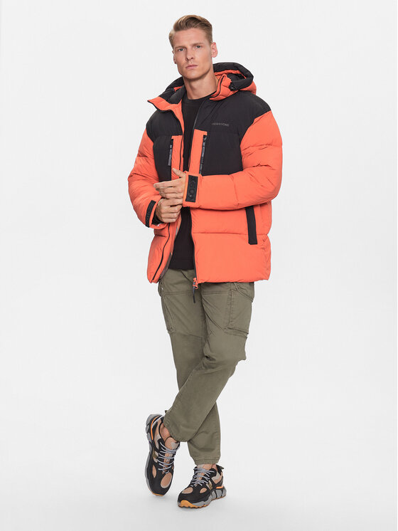 Didriksons Didriksons Kurtka zimowa Hilmer 504240 Pomarańczowy Regular Fit