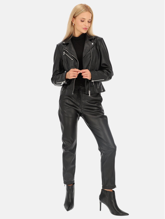 Rino&Pelle Rino&Pelle Ramoneska Ghost Czarny Slim Fit
