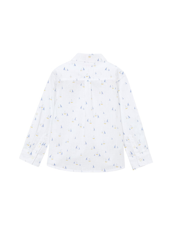 Mayoral Mayoral Camicia 3119 Bianco Regular Fit