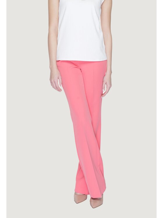 Silence Silence Spodnie garniturowe SD2013PE24 Koralowy To Fit