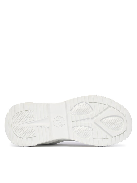 PHILIPP PLEIN PHILIPP PLEIN Sneakersy New Predator FAES USC0837 PTE003N Bílá