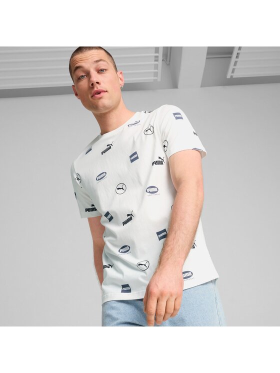Puma Puma T-Shirt 681739 Biały Regular Fit