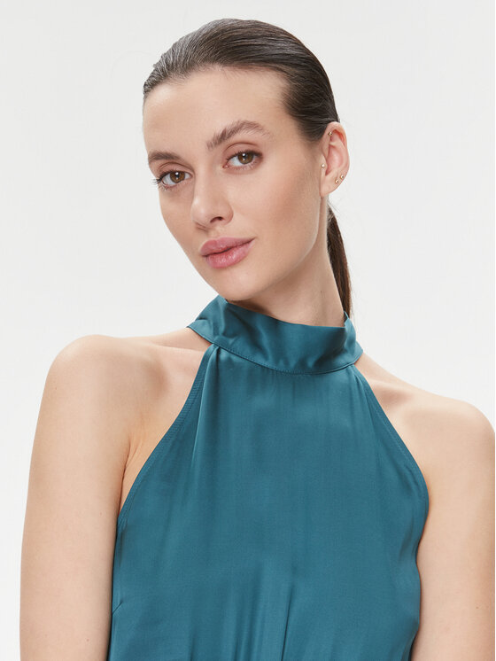 Samsøe Samsøe Samsøe Samsøe Večernja haljina Rheo F23400102 Zelena Regular Fit