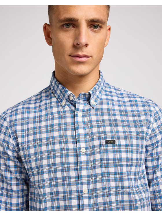 Lee Lee Camicia LEE BUTTON DOWN Blu Regular Fit