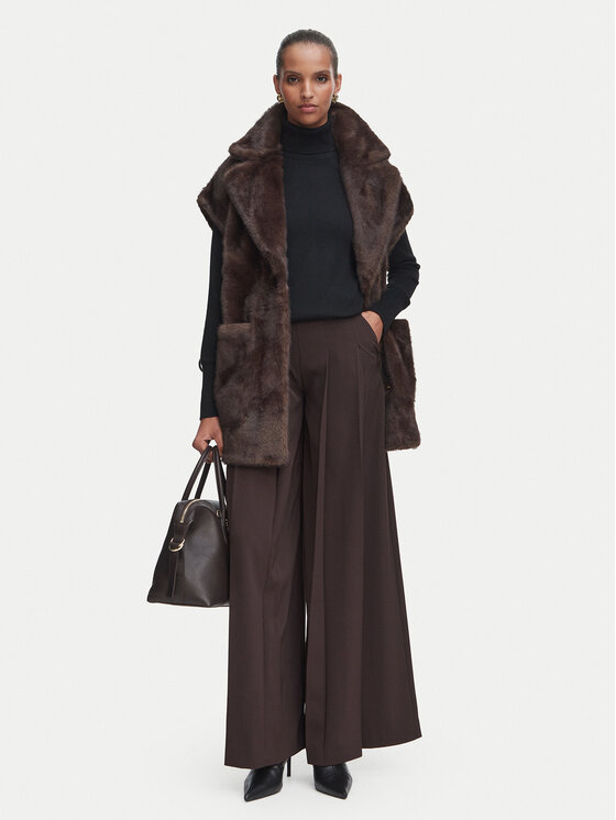 Rinascimento Rinascimento Безрукавка CFC0127131003 Темно-коричневий Regular Fit