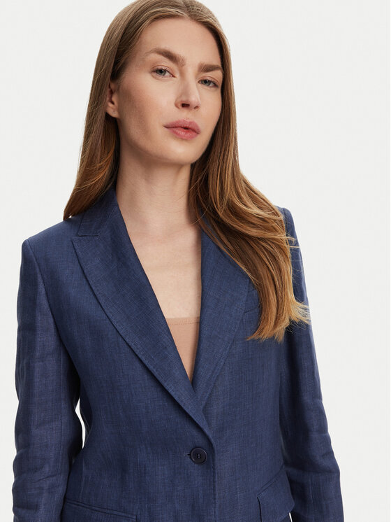 Weekend Max Mara Weekend Max Mara Marynarka Nalut 2515041012 Granatowy Regular Fit