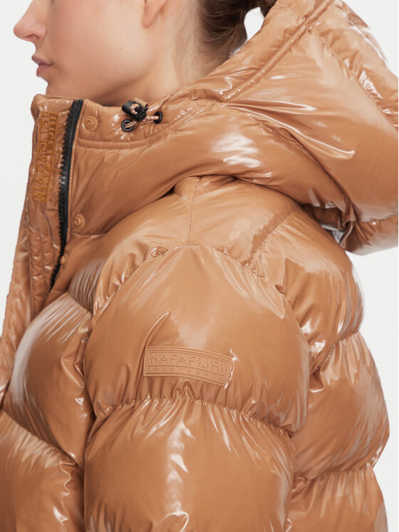 Napapijri Napapijri Giubbotto invernale A-Glane W NP0A4HZ5W0B1 Marrone Regular Fit