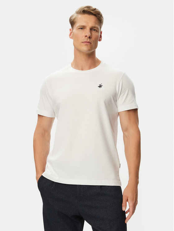 Beverly Hills Polo Club Tricou P-SS26M-TS41740 Alb Regular Fit