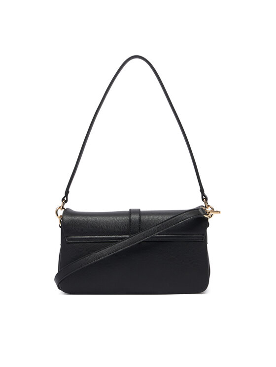 Tommy Hilfiger Tommy Hilfiger Handtasche Th Libre Conv Flap Crossover AW0AW19195 Schwarz