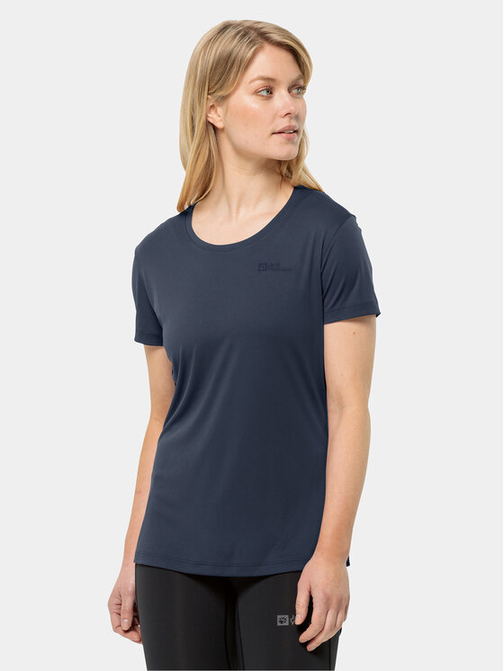 Jack Wolfskin Jack Wolfskin Technisches T-Shirt Tech 1807122 Dunkelblau Regular Fit