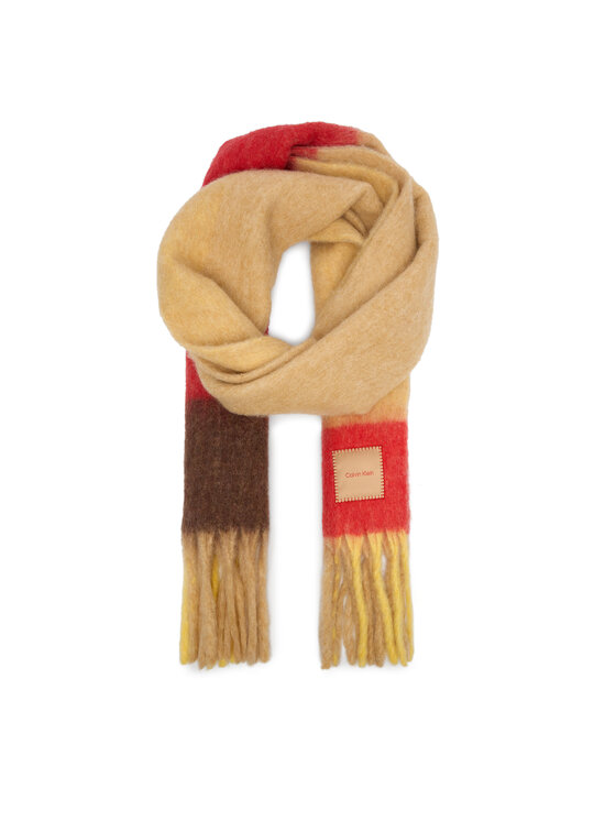 Calvin Klein Calvin Klein Шарф Patch Brushed LV04D8070G Бежевий