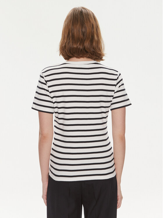 Tommy Hilfiger Tommy Hilfiger Tričko New Cody WW0WW40584 Écru Slim Fit