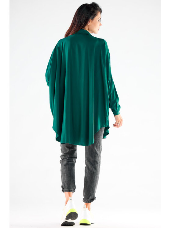 Awama Awama Camicia A528 Verde Basic Fit