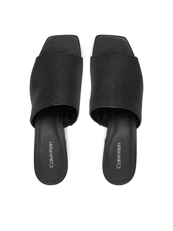 Calvin Klein Calvin Klein Şlapi Heel Slide 50 - Jacq HW0HW02387 Negru