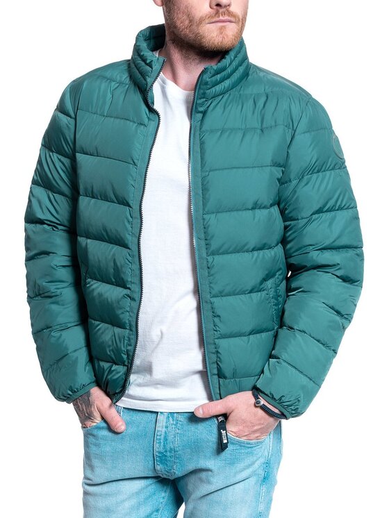 Mustang Mustang Kurtka zimowa DANIEL LIGHT PADDED Zielony Regular Fit