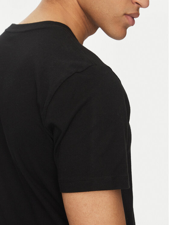 Gap Gap T-Shirt 502020-03 Czarny Regular Fit