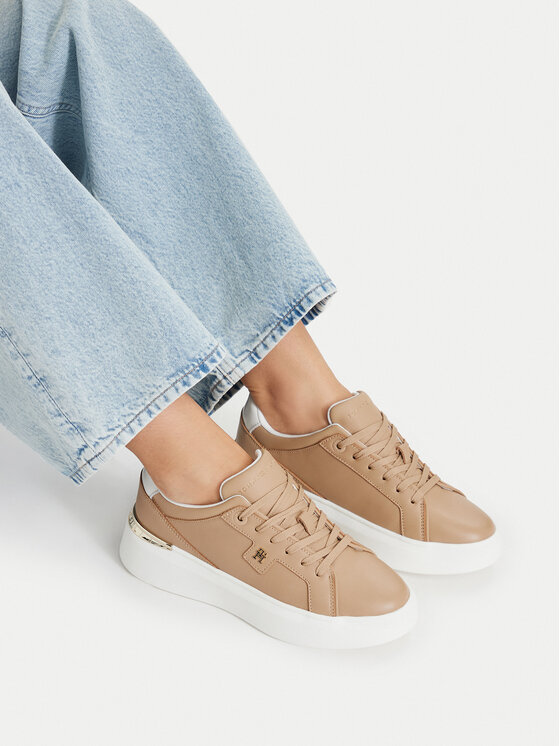 Tommy Hilfiger Tommy Hilfiger Αθλητικά Th Chic Platform FW0FW09396 Καφέ