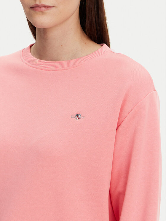 Gant Gant Μπλούζα Shield 4201414 Ροζ Relaxed Fit