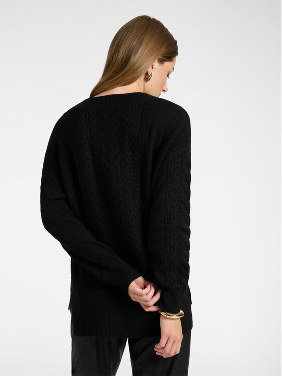 Elena Mirò Elena Mirò Sweter M067Z000831N033 Czarny Regular Fit