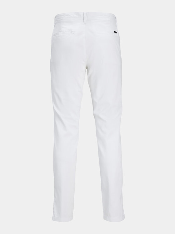 Jack & Jones Jack & Jones Chino kalhoty Marco 12150148 Bílá Slim Fit