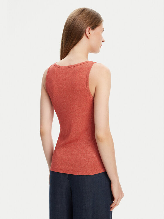 Morgan Morgan Top 251-DIDONI Różowy Slim Fit