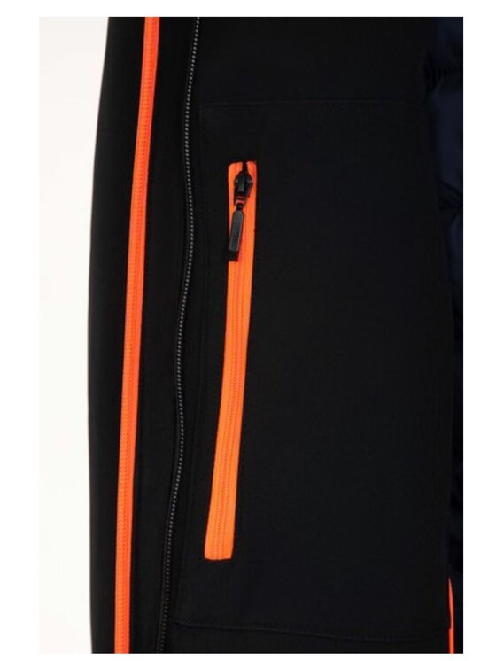 SUNS SUNS Giubbotto invernale gbs53011u-blackdark-blue Nero Regular Fit