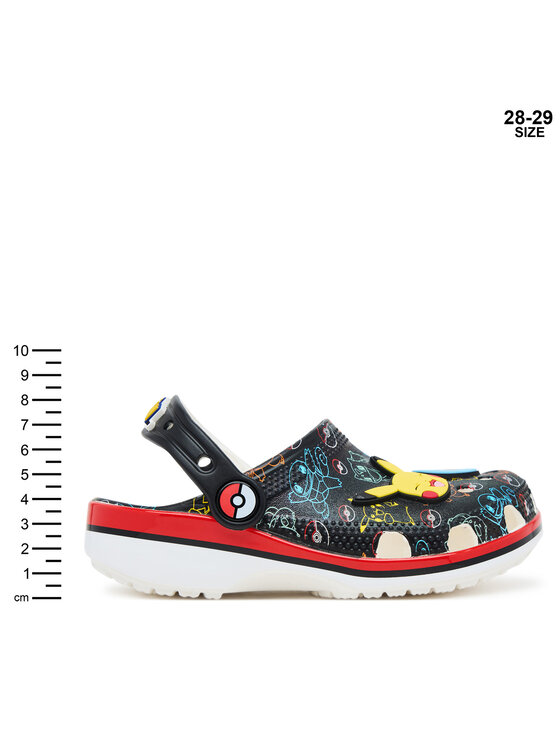 Crocs Crocs Klapki Pokémon Classic Clog 211344 Czarny