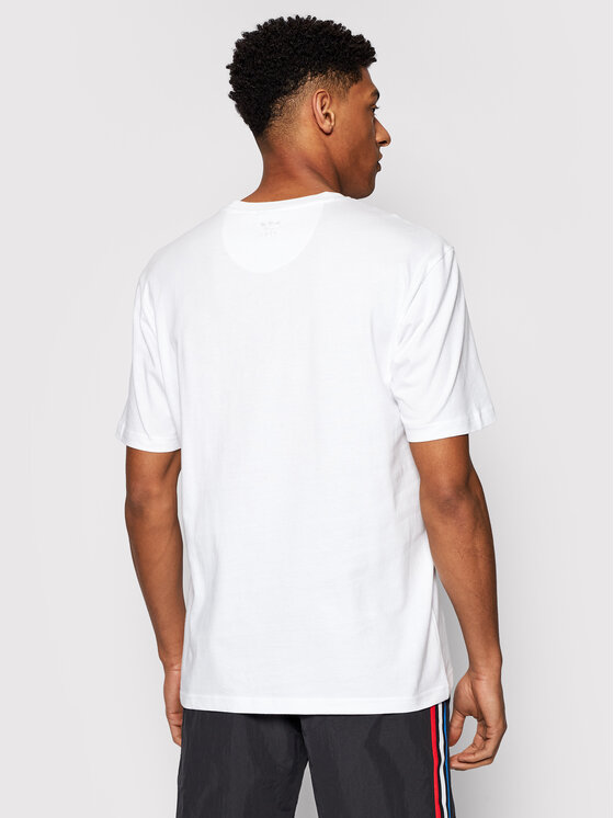 adidas T-shirt adicolor 3D Tf GN3546 Blanc Regular Fit • Modivo.fr