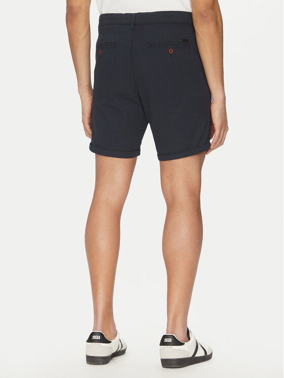 Jack & Jones Jack & Jones Pantalon scurți din material Marco 12269494 Bleumarin Regular Fit