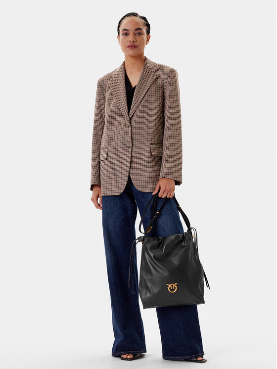 PINKO PINKO Käekott Slouchy Classic Bag PE 25 PLTT 104359 A270 Must