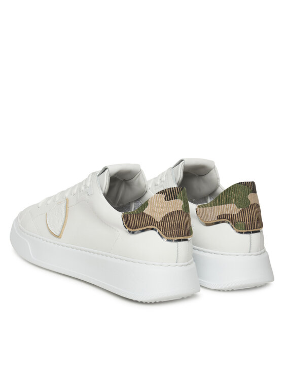 Philippe Model Philippe Model Sneakersy Veau Camou Striching A012221 BTLU VCB3 VEAU Bílá