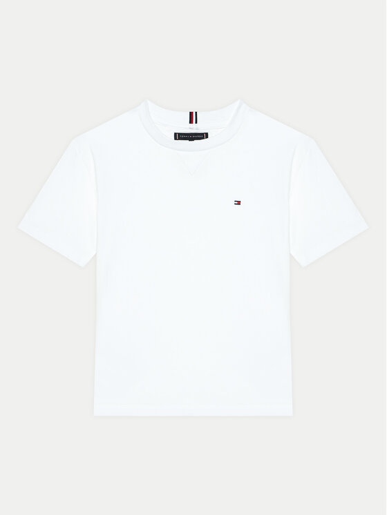 Tommy Hilfiger Tričko KB0KB09601 S Biela Regular Fit