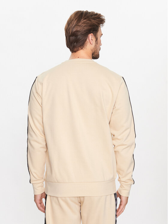 Kappa Kappa Majica dugih rukava 313005 Smeđa Regular Fit