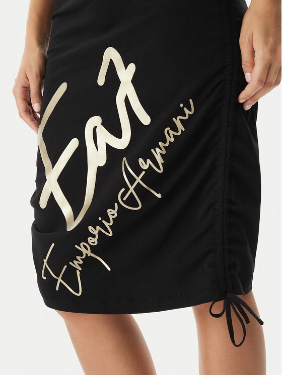 EA7 Emporio Armani EA7 Emporio Armani Ikdienas kleita 7W001062 AF10373 UC001 Melns Regular Fit