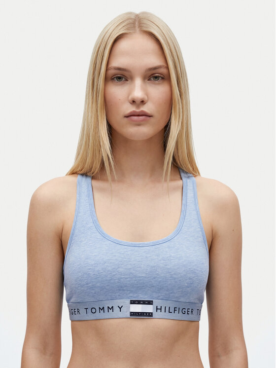 Tommy Hilfiger Biustonosz top UW0UW06221 Niebieski jasny