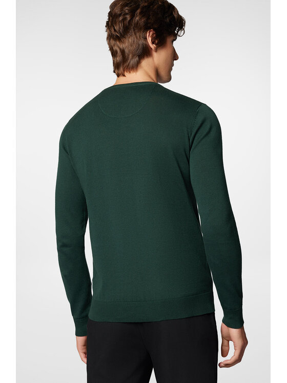 Próchnik Próchnik Sweter PM8 SW073224000010 Zielony Regular Fit