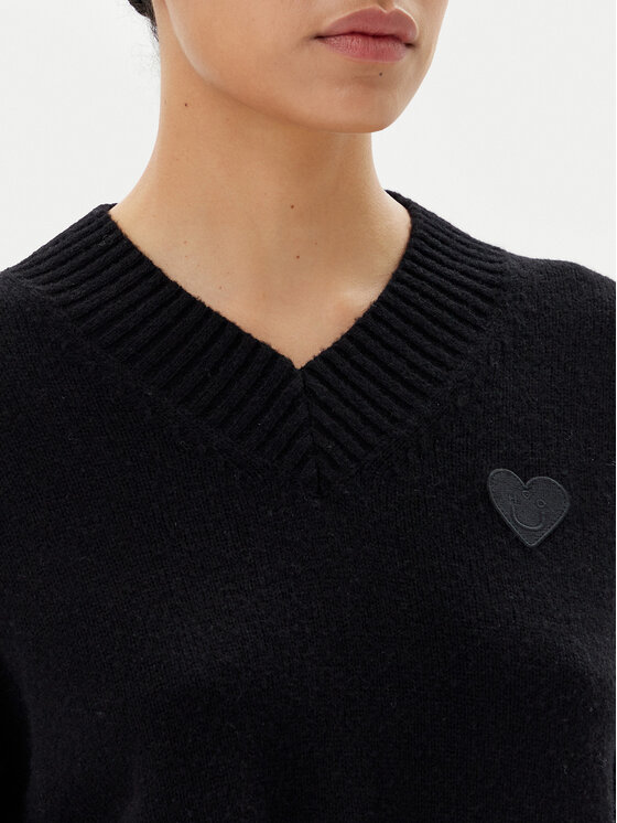 HUGO HUGO Sweter Scutie 50543059 Czarny Relaxed Fit