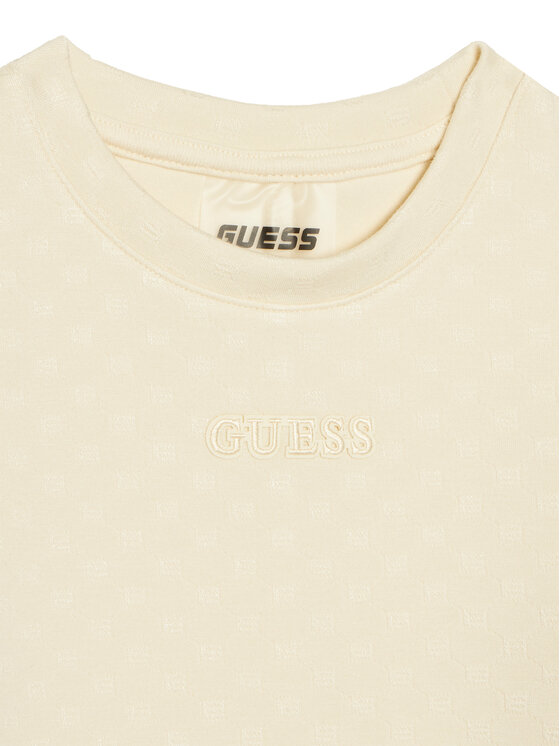 Guess Guess Ikdienas kleita J6GK27 KF972 Balts Regular Fit