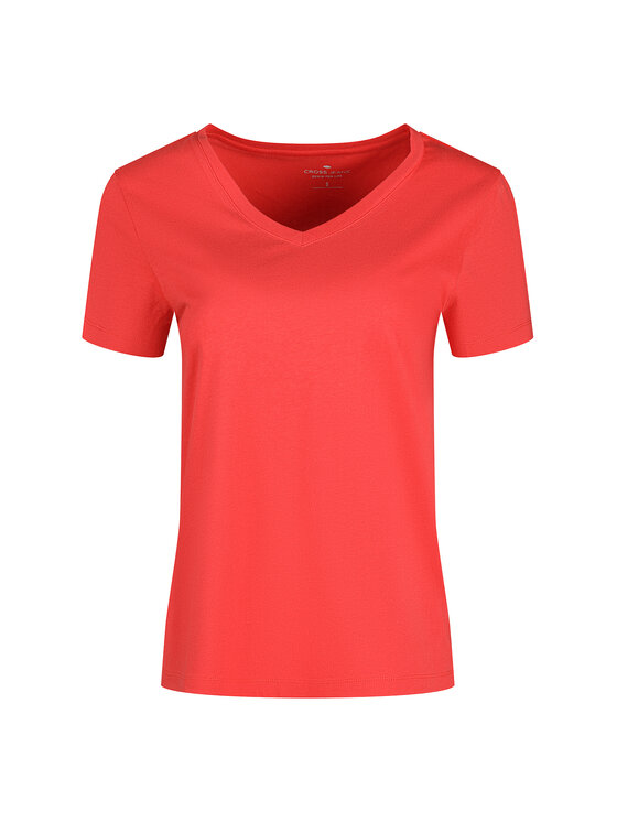 Cross Jeans Cross Jeans T-Shirt 56250-007 Czerwony
