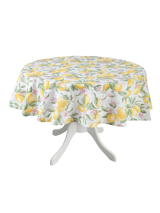 Roseberry Home Roseberry Home Obrus z motywem cytryn Lemonade Żółty
