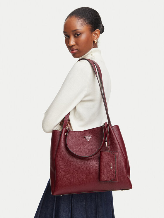 Guess Guess Torebka Lorella HWBG23 06230 Bordowy