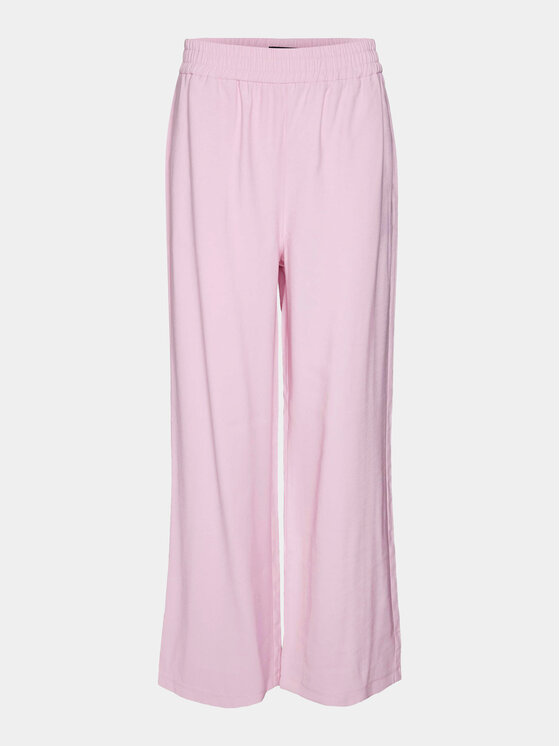Vero Moda Vero Moda Hlače iz tkanine Carmen 10278926 Roza Wide Leg