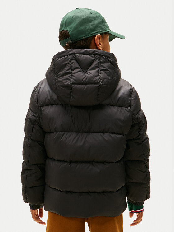 Tommy Hilfiger Tommy Hilfiger Зимно яке KB0KB10093 S Черен Regular Fit